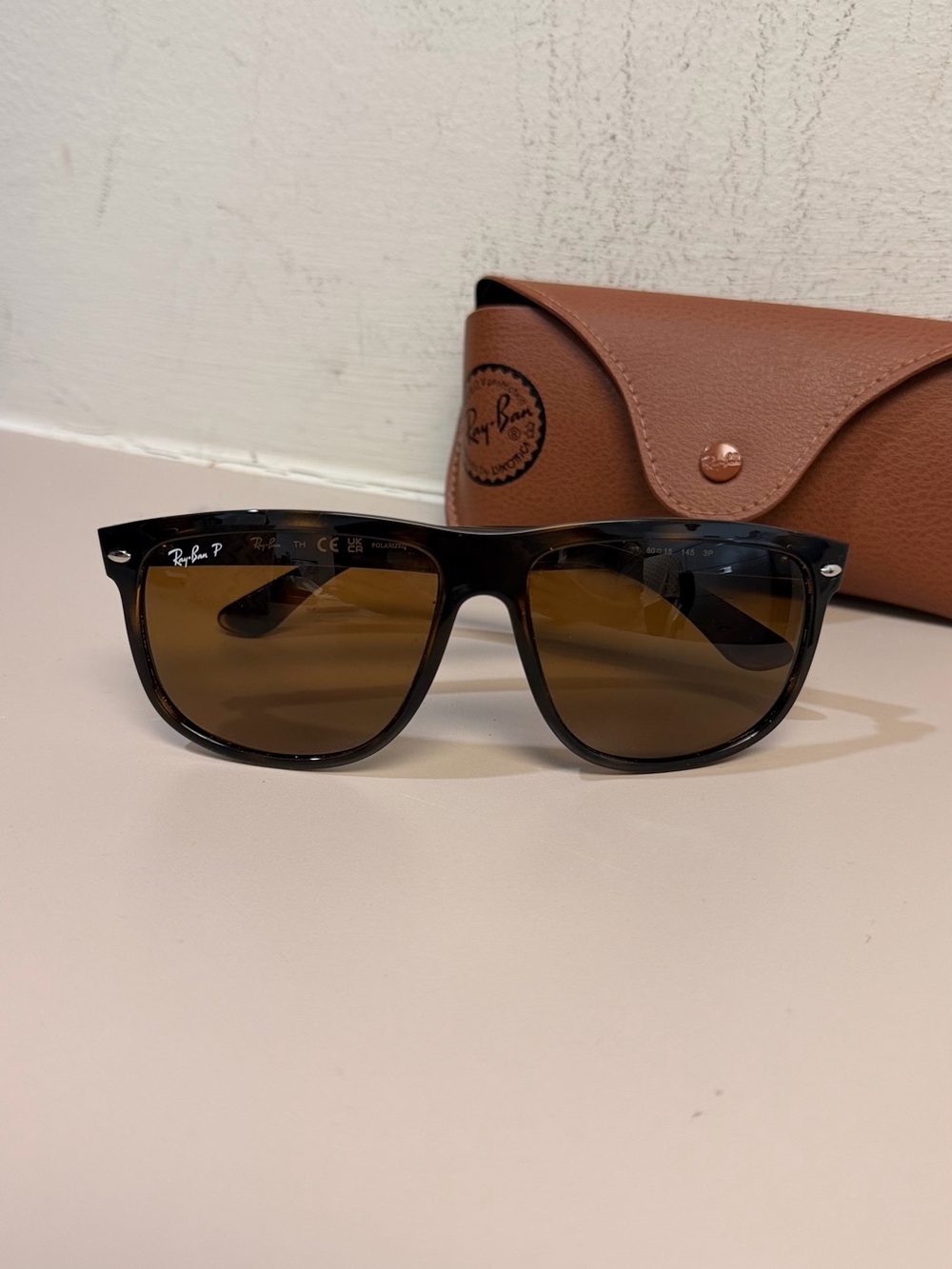 Ray-Ban Tortoiseshell/Black Sunglasses RB4147